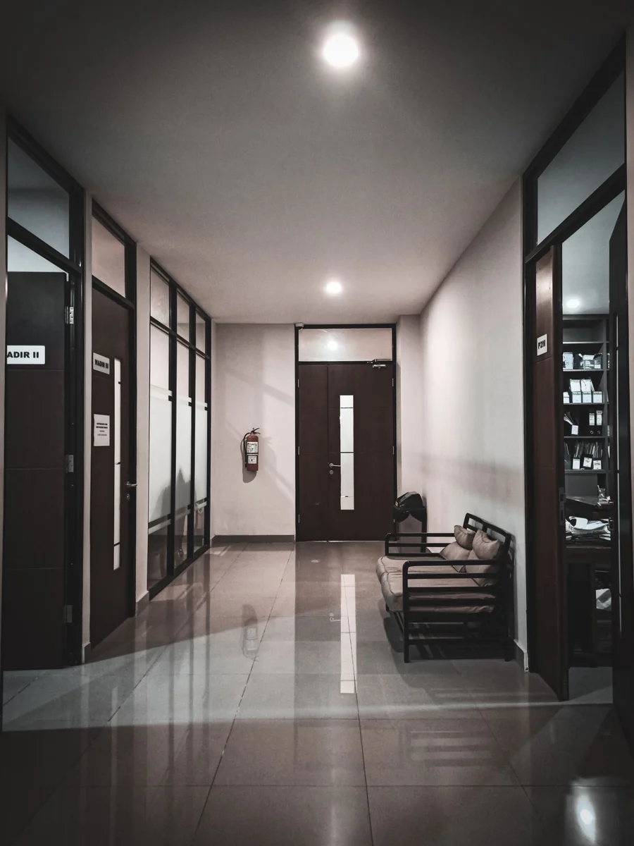 Empty commercial office ready for a new occupant
